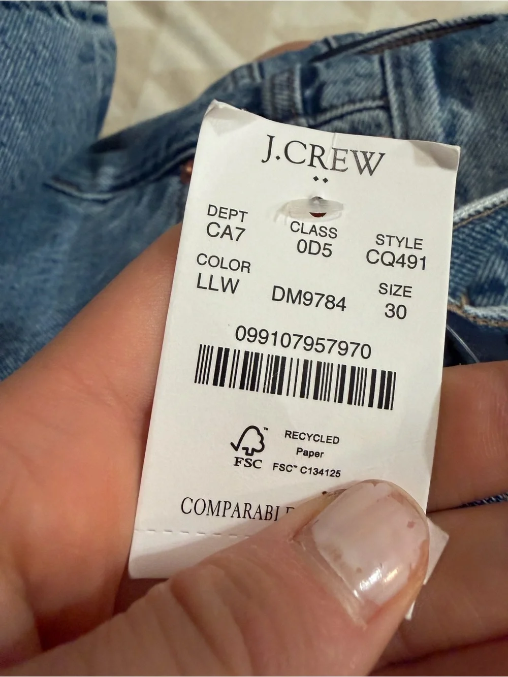 J crew 90s vintage baggy jean